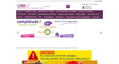 Desktop Screenshot of cpbf.fr